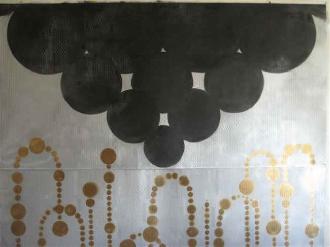 Artwork - 011 - A landscape with bombs and coins