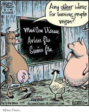 Dan Piraro Bizarro vegan