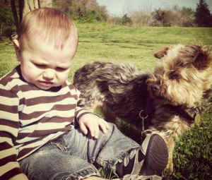 dog Morgan son Daniel