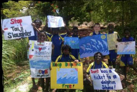 Taiji dolphin protest