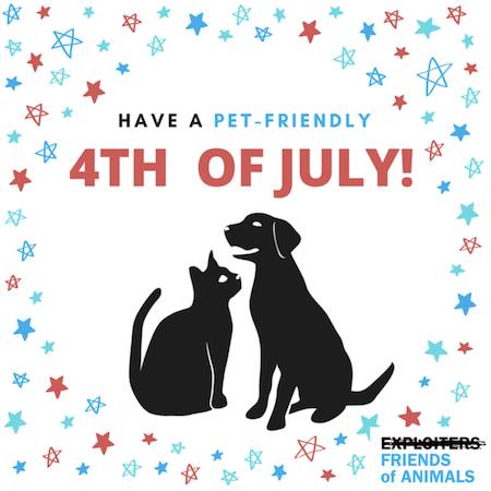 pets and fireworks