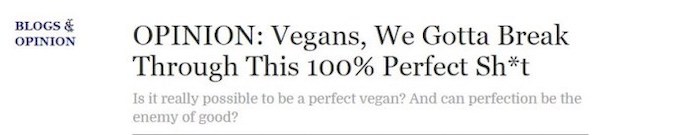 perfect vegan