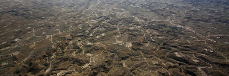 fracking pads