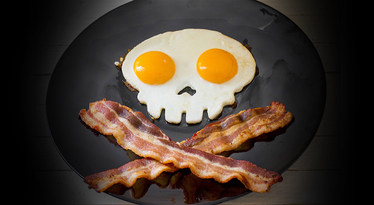 bacon and eggs