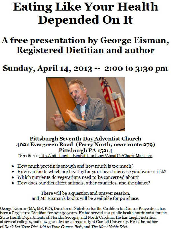 Eisman nutrition diet