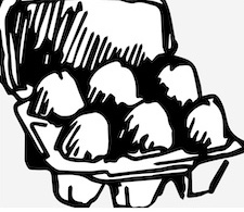 egg carton sketch