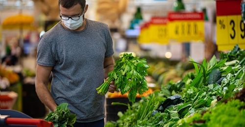 masked shopper