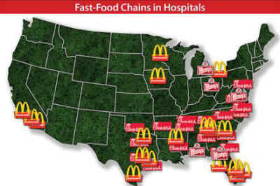 fast-food in hospitals