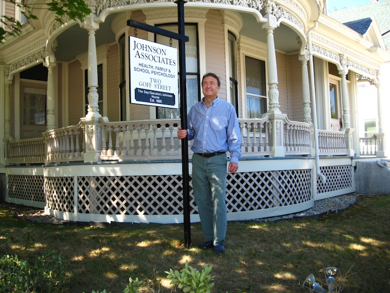 Dr. Johnson and the Queen Anne tower house