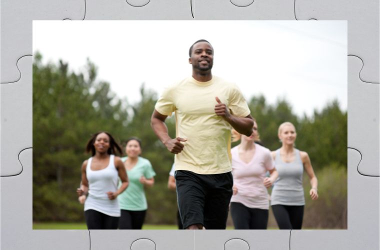 people running
