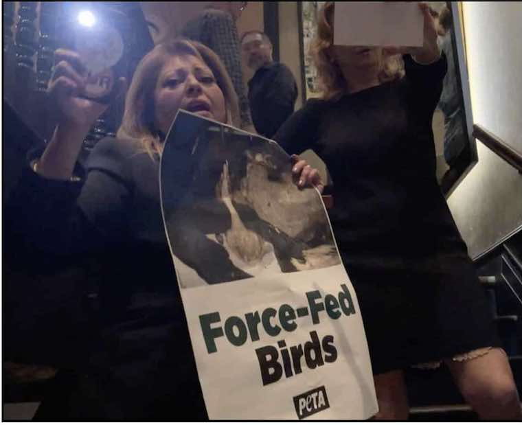 foie gras protest