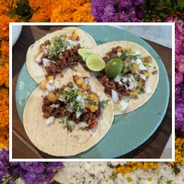 tacos and flowers
