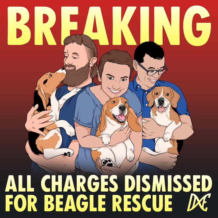 Beagle rescuers