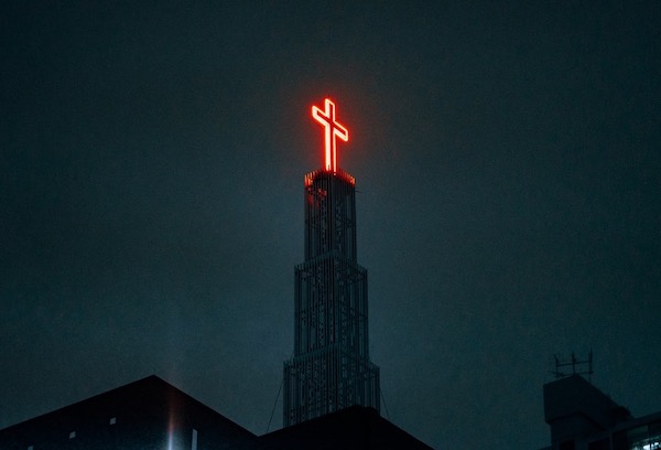 lighted cross