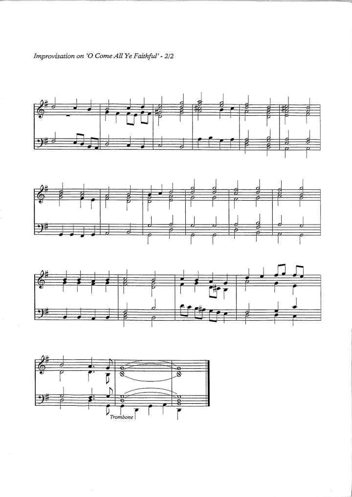 Andrew Pell improvisation come all faithful