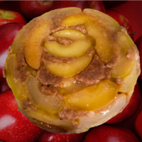 image of apple upside-down cake