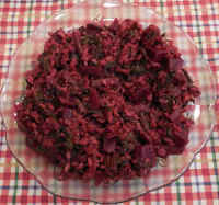 Beets, Beet Greens, Allspice and Thyme