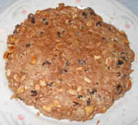 Cinnamon, Raisin, Peanut, Whole Wheat and Oat Flat Bread