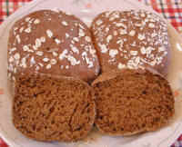Bread - Whole Wheat Rolls with Dough Enhancer and Oats