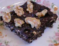 Cookie Bars - Banana Carob Coconut Raisin Oatmeal with Walnuts