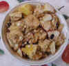 Plantain Apple Banana Orange Crisp