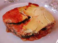 Eggplant Zucchini Tofu Cream Casserole