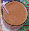 Apple, Banana, Carrot, Cranberries, Dates and Orange Smoothie