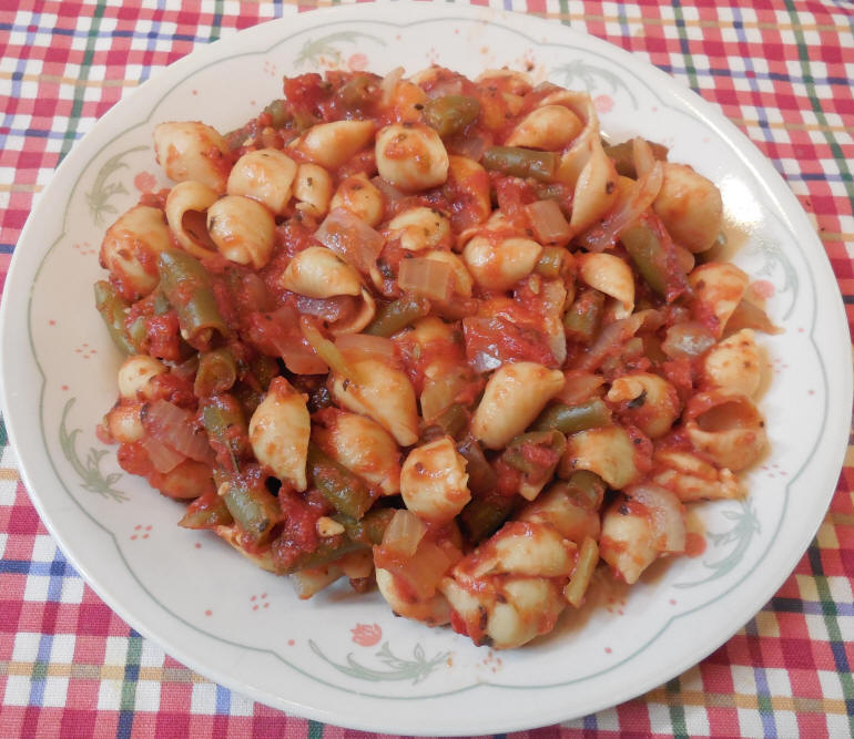 Green Beans Chick Pea Pasta