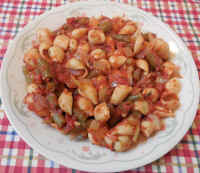 Green Beans Chick Pea Pasta