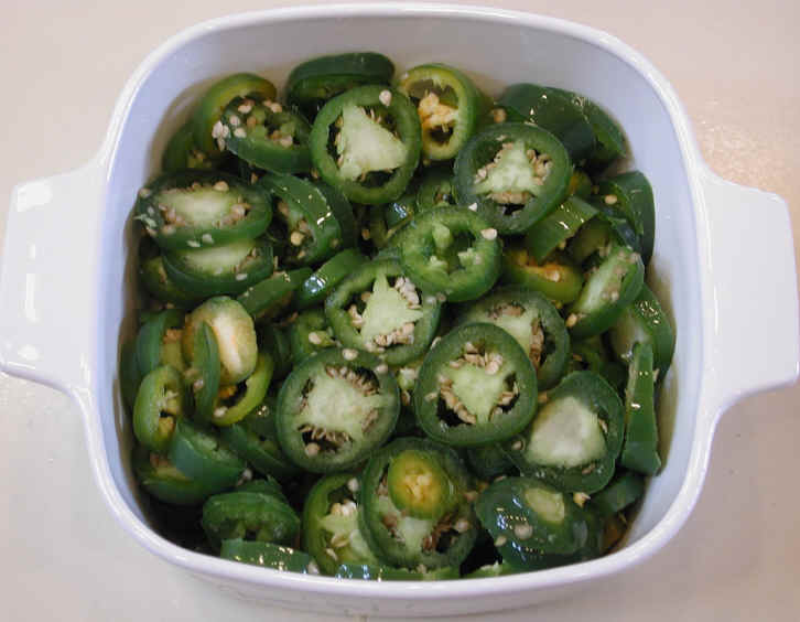 Pickling Sliced Jalapenos Peppers