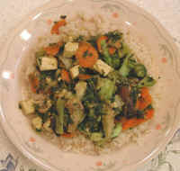 Kale Veg Tofu Stir-Fry