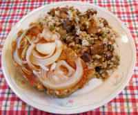 Lentil Rice Chick Pea Veggie Loaf