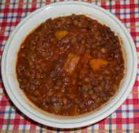 Lentil Sweet Potato Chili