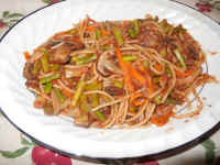 Mushroom Asparagus Spaghetti