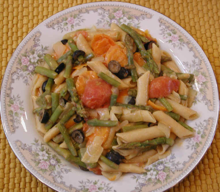 Penne with Asparagus