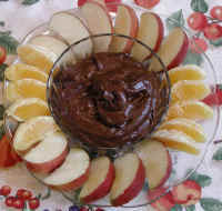 Peanut Butter Carob Fudge Dip