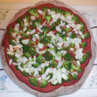 Pizza - Broccoli Onion