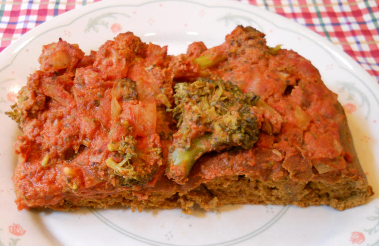 Pizza with Broccoli and Onion