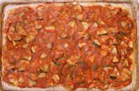 Pizza - Zucchini and Hungarian Pepper