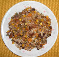 Plantain and Brown Rice Stuffing