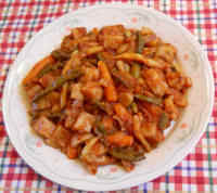 Potatoes, Green and Yellow String Beans, and Carrots - Italian Style