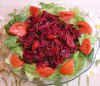 Salad: Spaghetti and Beets with a Ginger Orange Sauce