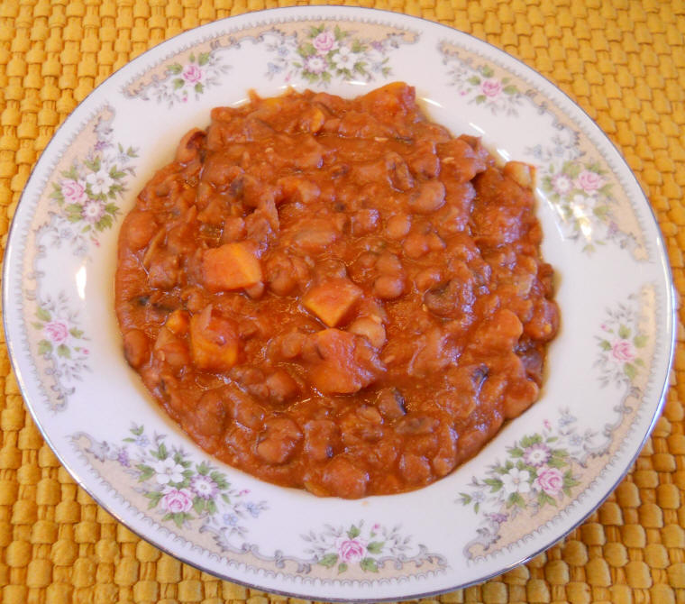 Black-eyed Pea Sweet Potato Soup