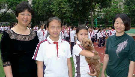 Babao and rescuers