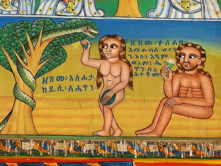 Adam and Eve and the Serpent
