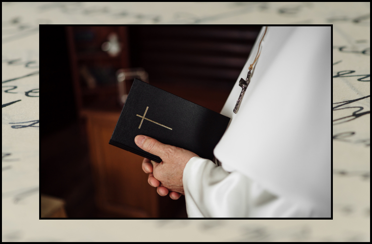 image of Pope and hand written letter