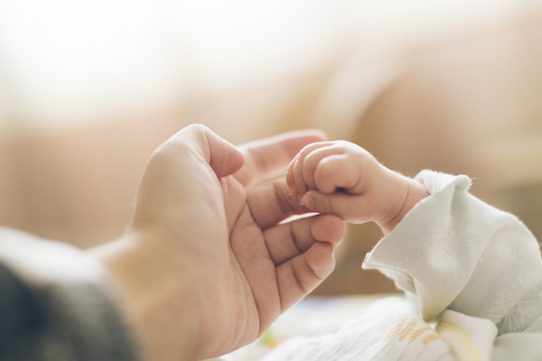 moother baby hands