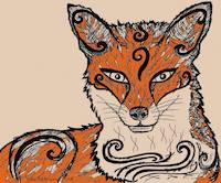 Red Fox drawing