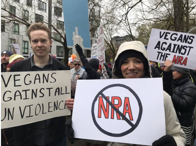 vegans against NRA