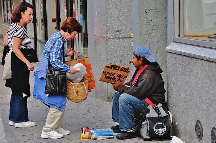 helping needy